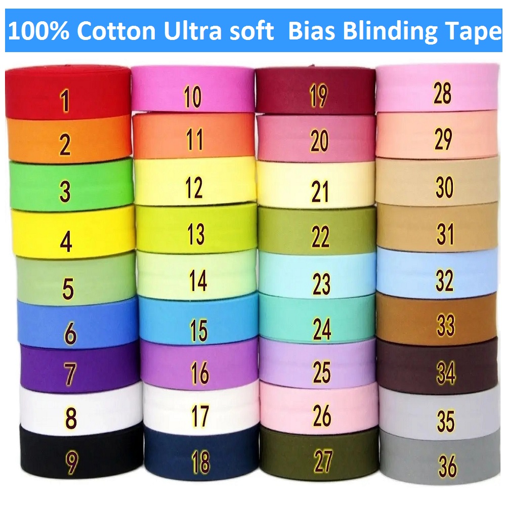 Binding Tape Bias - 20mm Width Ultra Soft Bias Tape