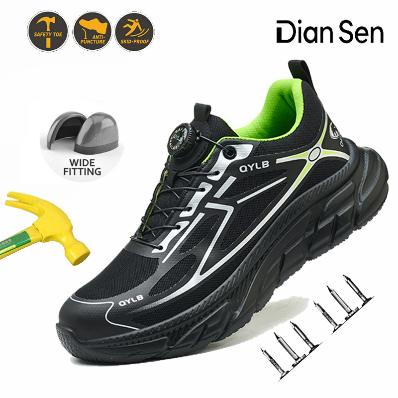 Sewing Nylon - Mens Work Safety Boots Steel Toe