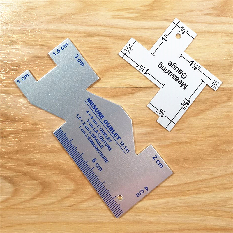 Seam Gauge Metal - Precision Seam Measuring Gauge Metal Quilting