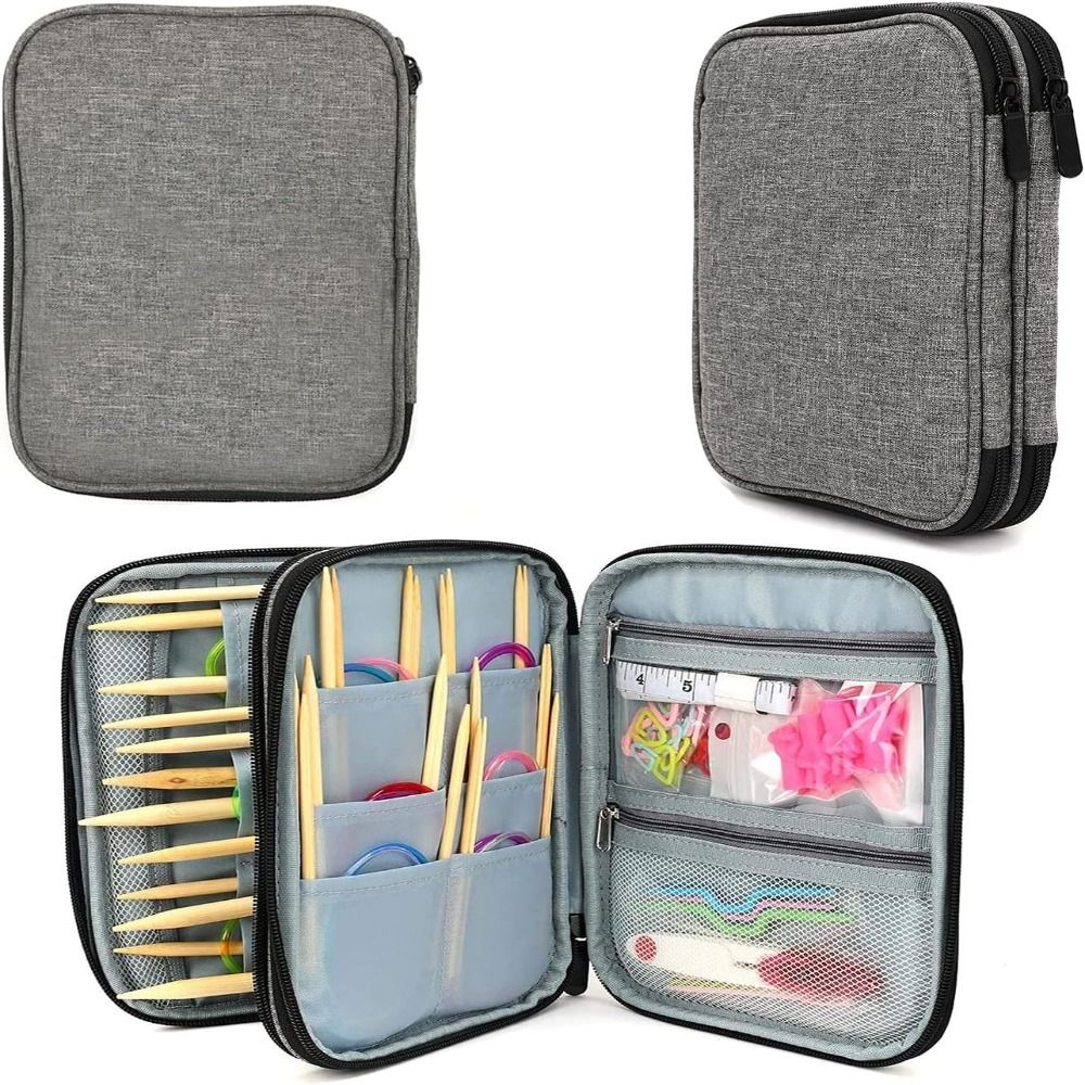 Sewing Tas - Knitting Needle Case, Portable Crochet Needle