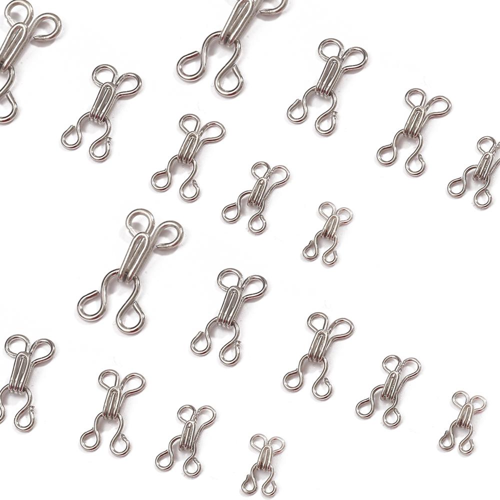 48Pcs  Metal Buckle Button Shi - огляд і ціна Hook Eye Fastener