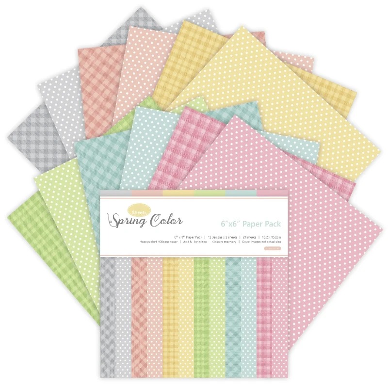 12 Sheets Spring Colors Craft  - огляд і ціна Pattern Tissue Paper
