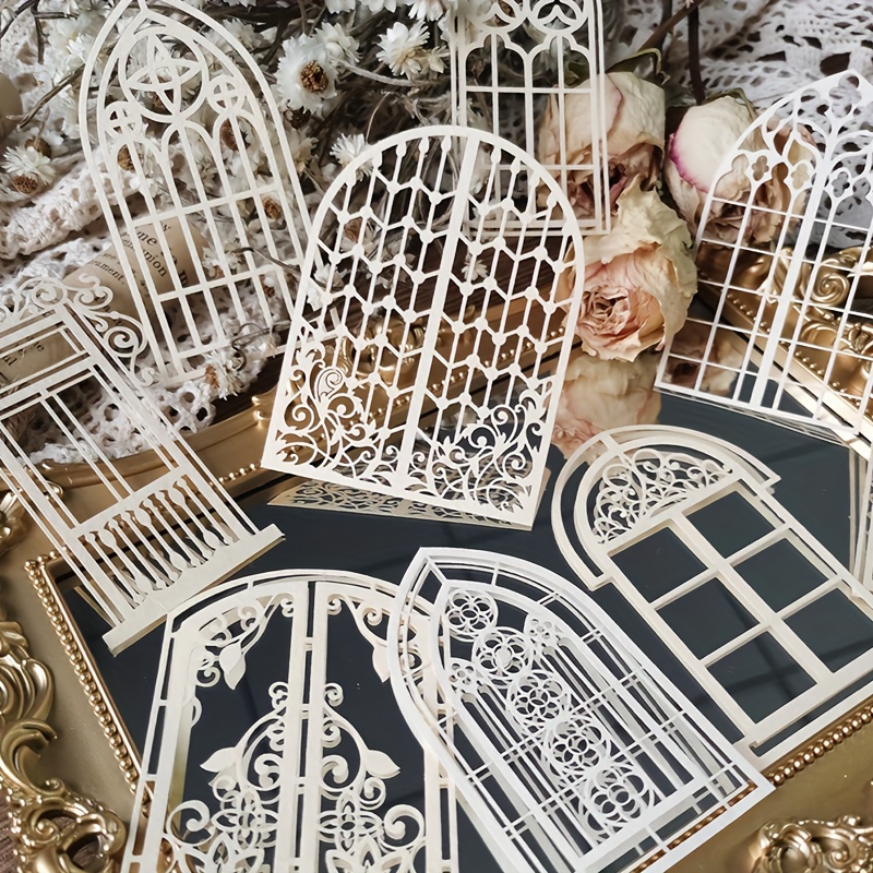 10 pcs Vintage Lace Hollow Mat - огляд і ціна Pattern Tissue Paper