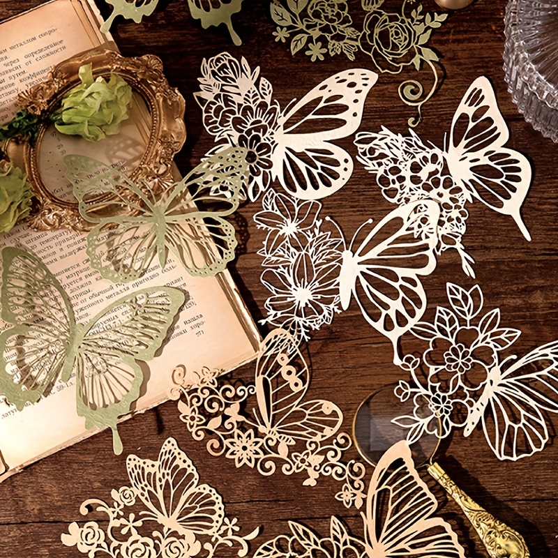 10 pcs Vintage Lace Hollow Mat - огляд і ціна Pattern Tissue Paper