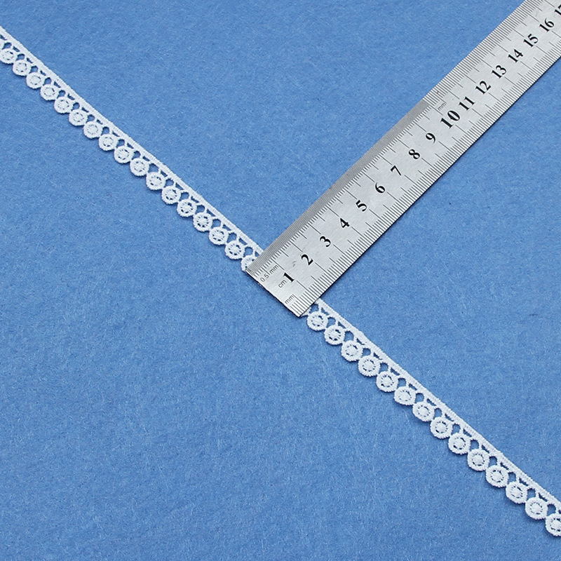 50Yds White Lace Ribbon Fabric - огляд і ціна Sewing Eyelet Fabric