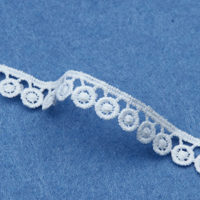 50Yds White Lace Ribbon Fabric - огляд і ціна Sewing Eyelet Fabric