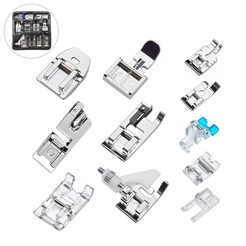 △ 11 Pcs Sewing Machine Presse - огляд і ціна Zipper Foot Presser