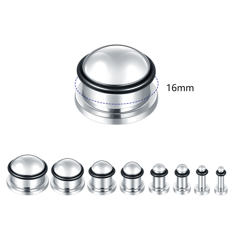 1Pair Stainless Steel Ear Tunn - огляд і ціна Seam Gauge Metal