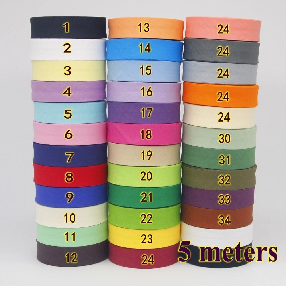 100% Cotton Bias Tape, 20mm Wi - огляд і ціна Binding Tape Bias