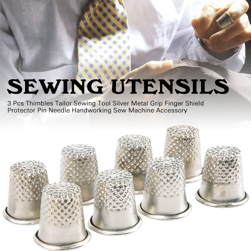 3Pcs Thimble Metal Sewing Thim - огляд і ціна Sewing Pin Cushion