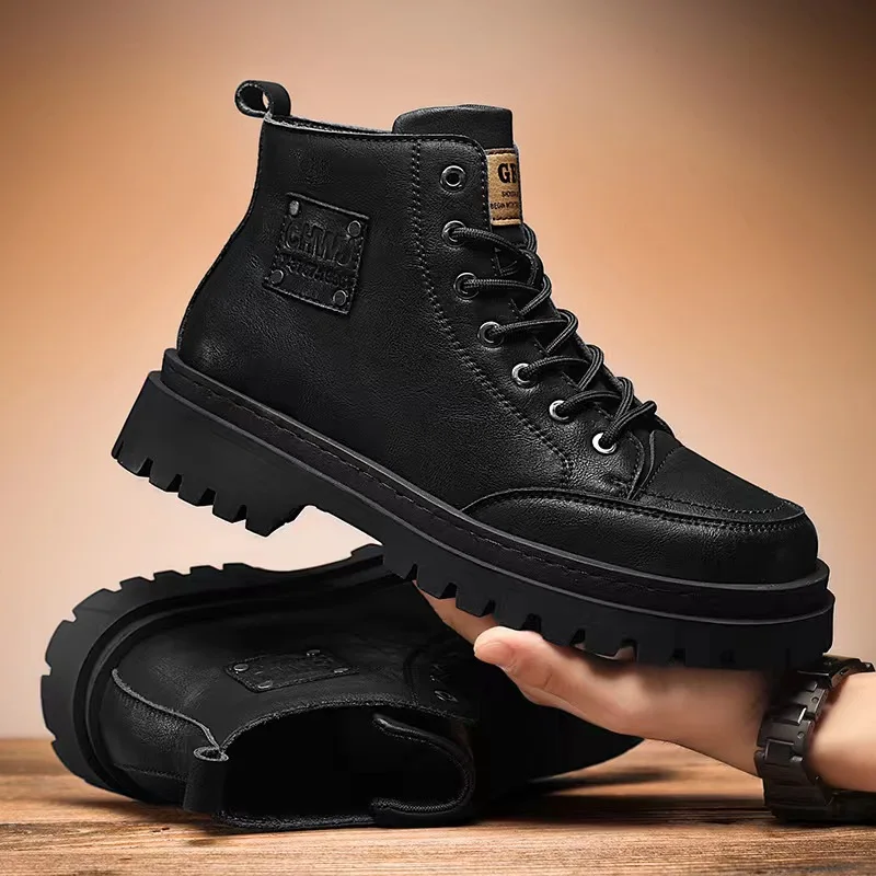 High Quality Men's Boots Platf - огляд і ціна Sewing Nylon