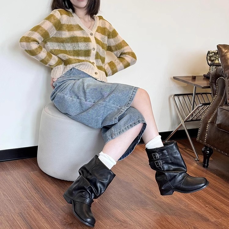 Short boots women's 2025 autum - огляд і ціна Sewing Nylon
