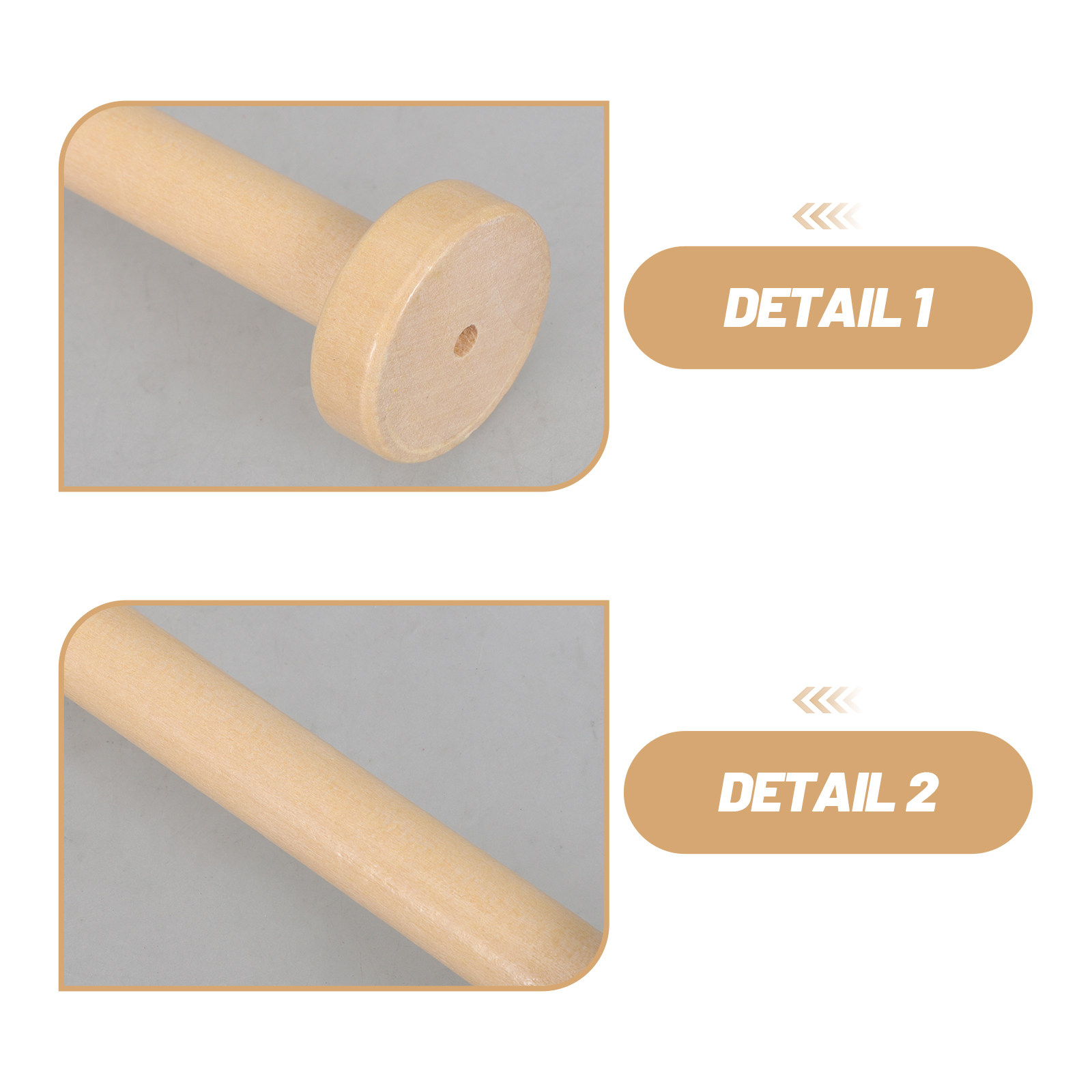 5Pcs Wooden Spools Natural Vin - огляд і ціна Sewing In Textile