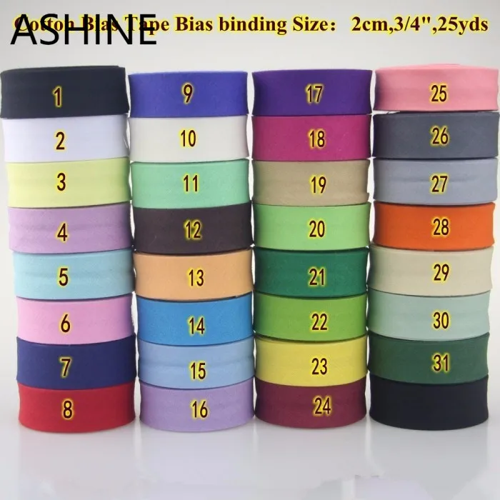 Cotton Bias Fold Tape Webbing  - огляд і ціна Binding Tape Bias