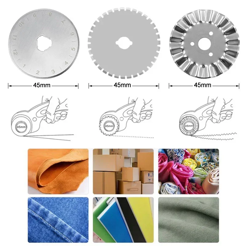 45MM Roller Wheel Knife Cloth  - огляд і ціна Sewing Tas