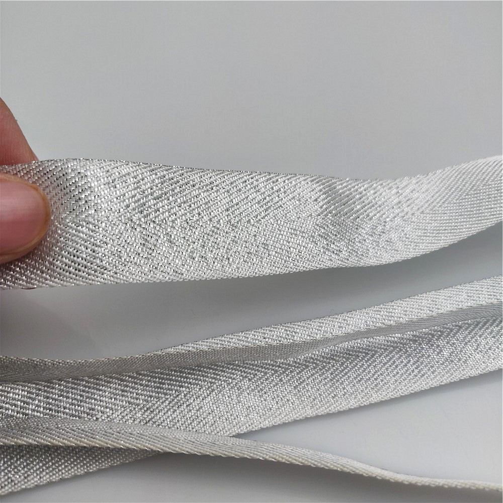 10-50mm Width Silver Twill Pol - огляд і ціна Binding Tape Bias