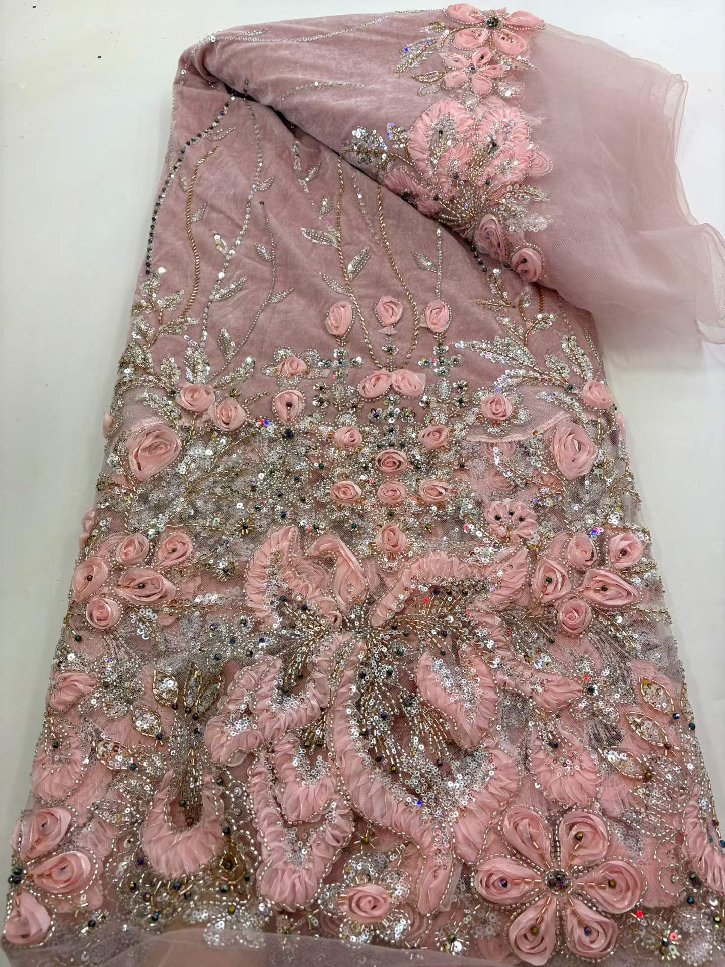 2026 African Groom Velvet Embr - огляд і ціна Sewing Velvet Fabric