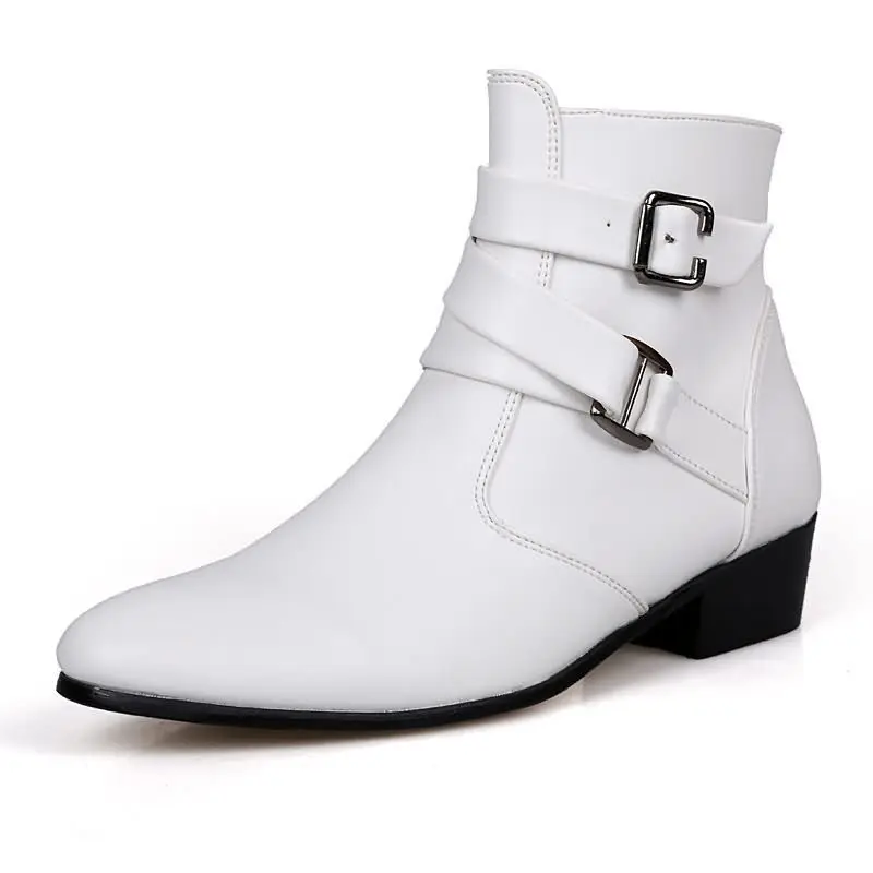 New Men's Boots Leather Chelse - огляд і ціна Sewing Nylon