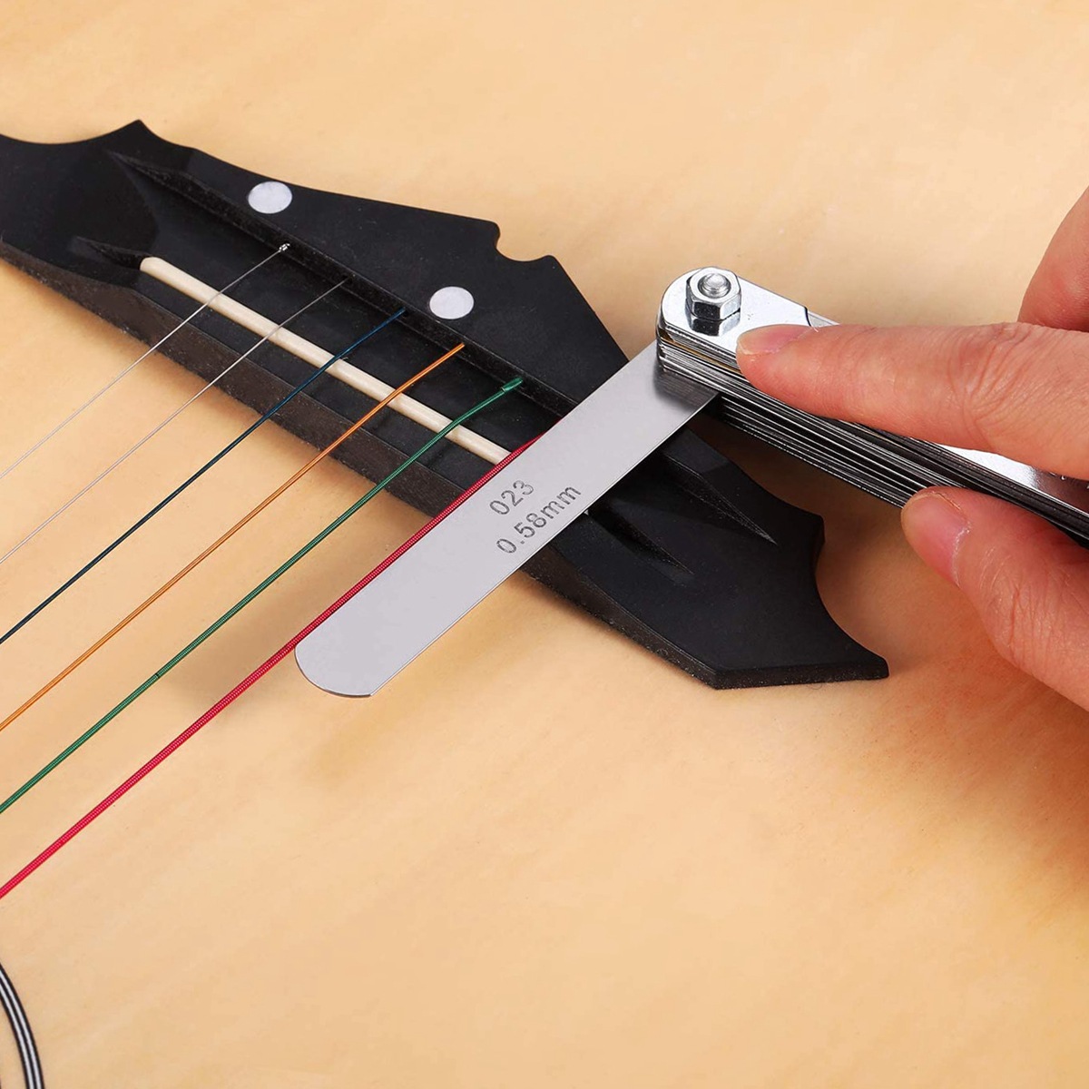 32pcs/set Guitar String Height - огляд і ціна Seam Gauge Metal
