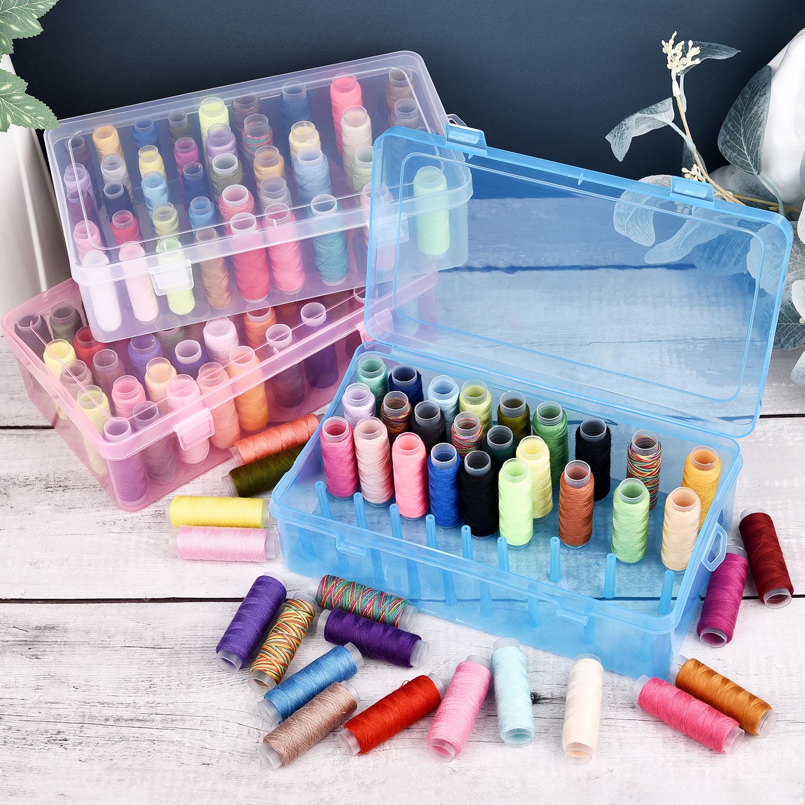 42 Axis Sewing Threads Box Bob - огляд і ціна Sewing Tas