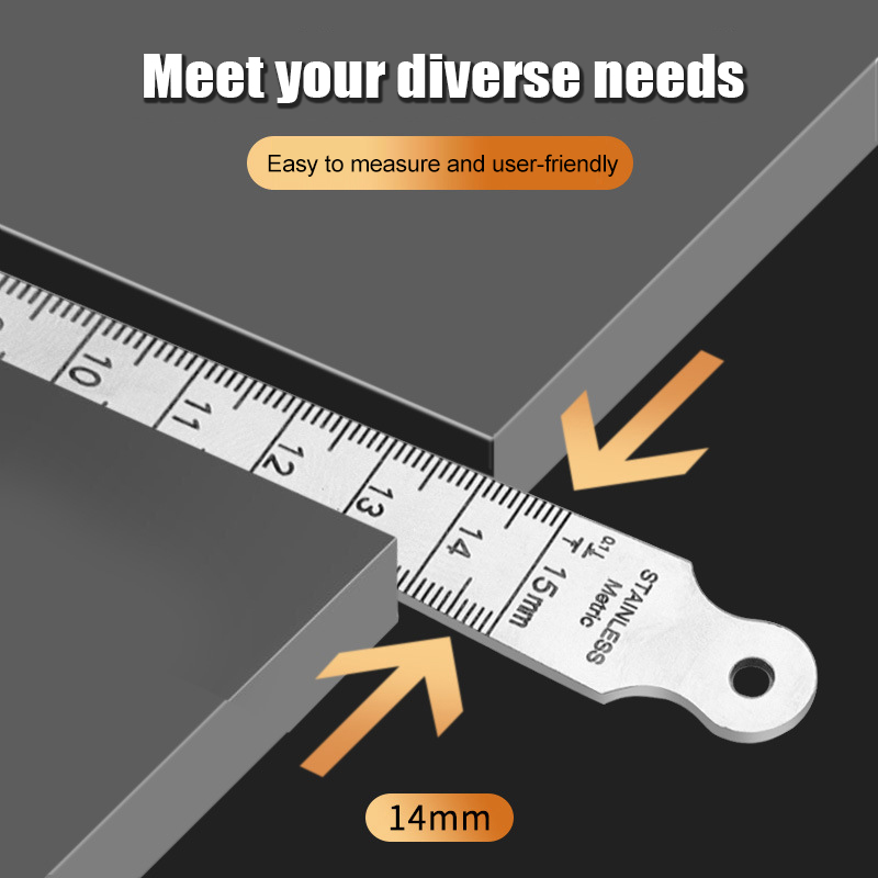 1-15mm Stainless Steel Taper G - огляд і ціна Seam Gauge Metal