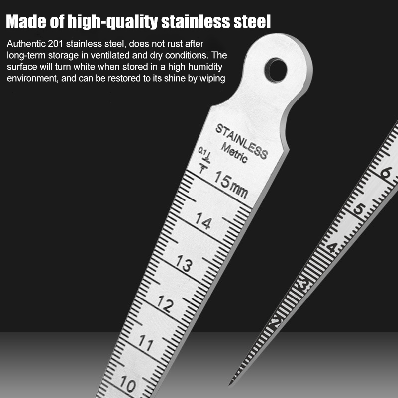 1-15mm Stainless Steel Taper G - огляд і ціна Seam Gauge Metal
