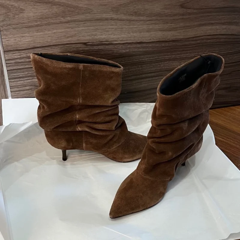Women Stack Boot,Designer Poin - огляд і ціна Sewing Nylon