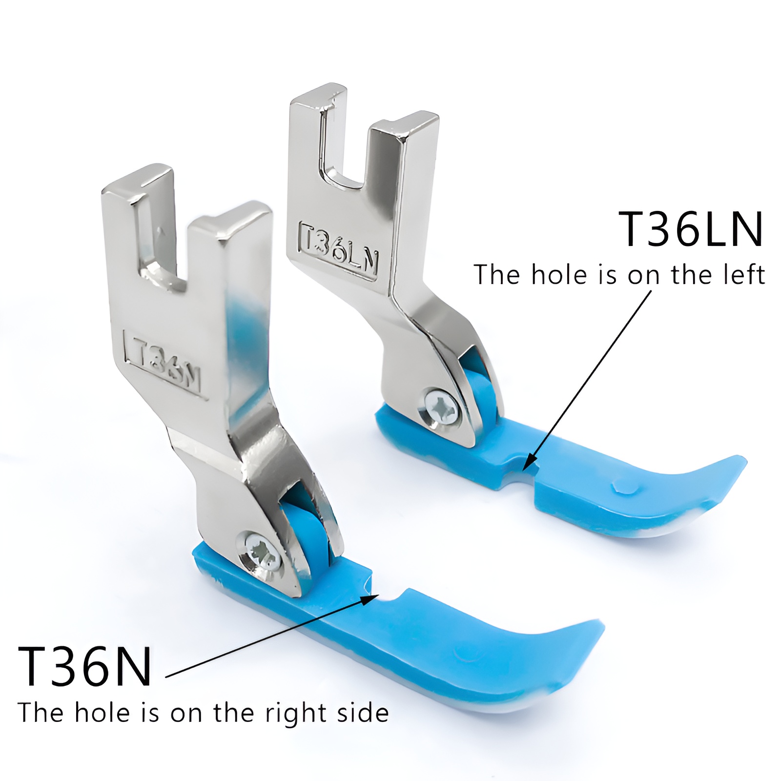 2pcs  left and right side pres - огляд і ціна Zipper Foot Presser