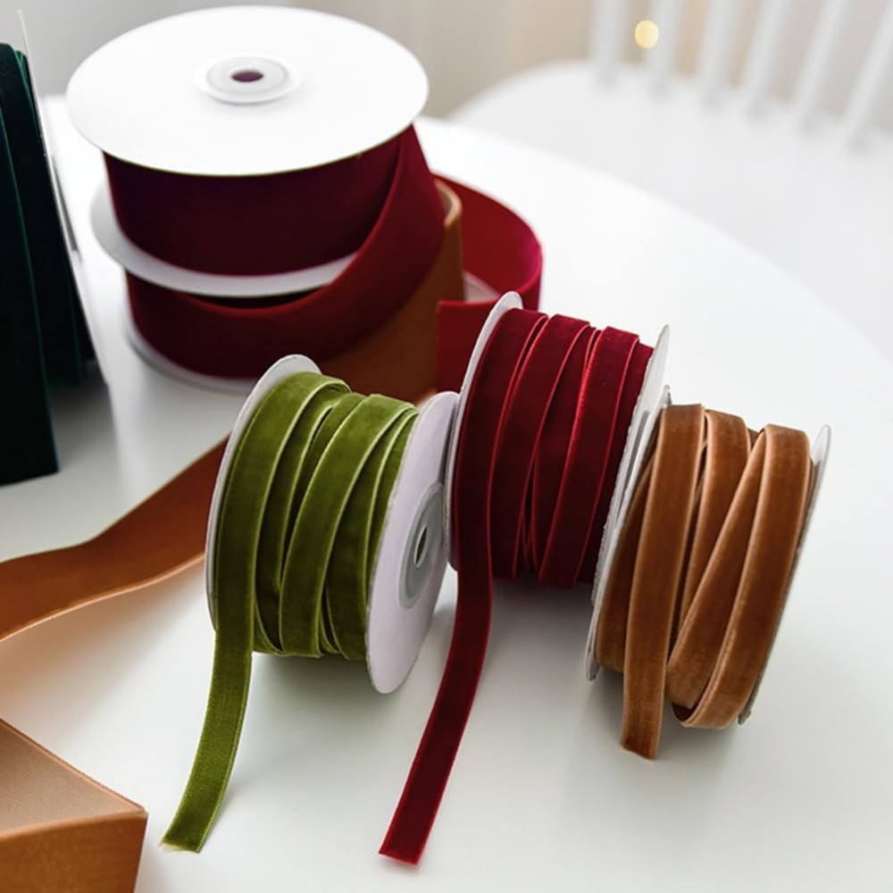 2 Rolls 21.88 Yards 3/8 Inch G - огляд і ціна Sewing Velvet Fabric