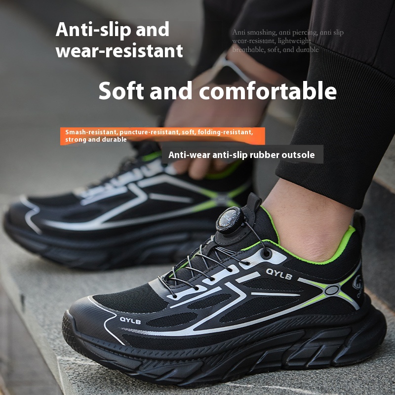 Mens Work Safety Boots Steel T - огляд і ціна Sewing Nylon