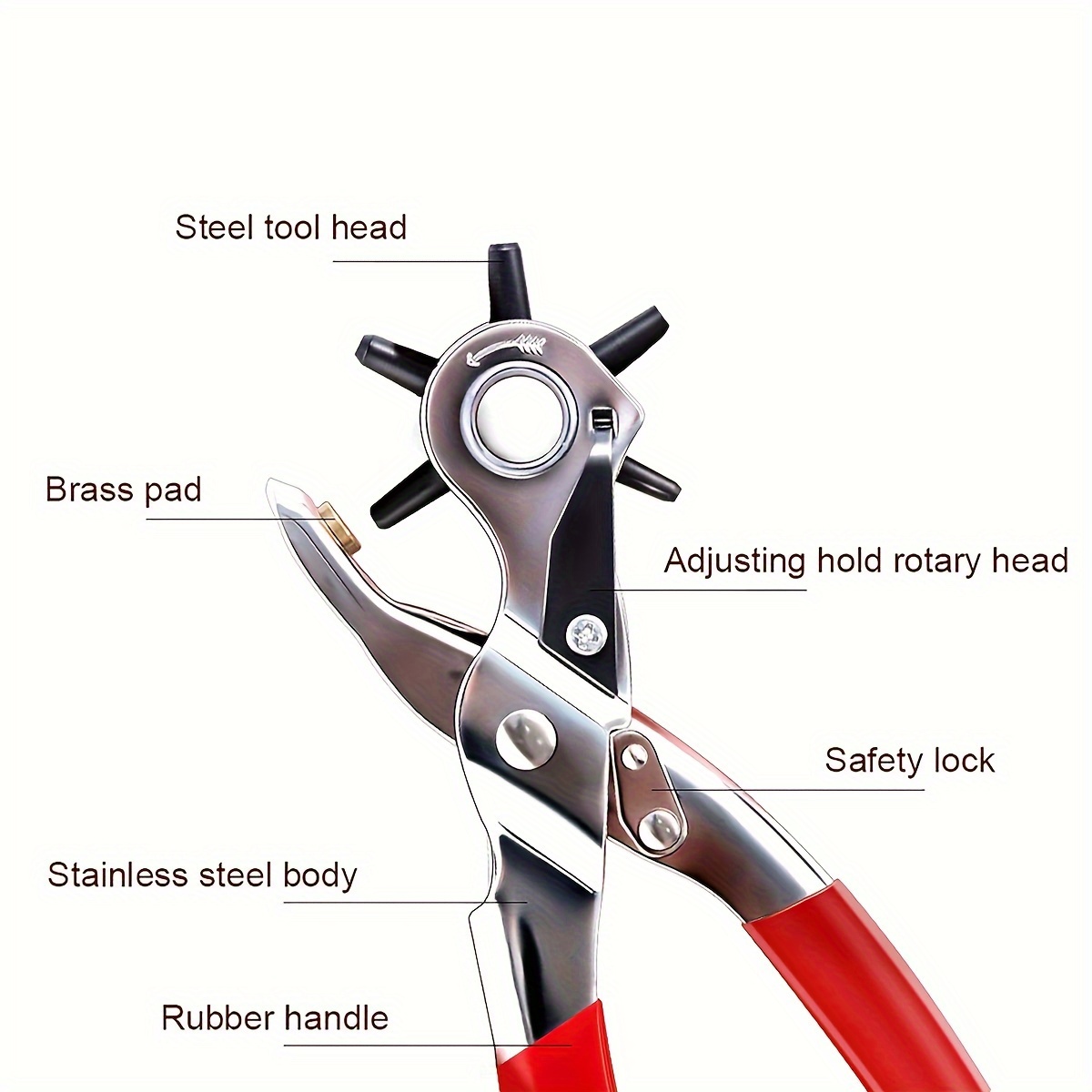 Leather Belt Hole Punch Plier  - огляд і ціна Sewing Eyelet Fabric