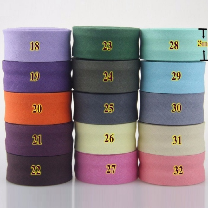 25mm Cotton Folded Bias Tape I - огляд і ціна Binding Tape Bias
