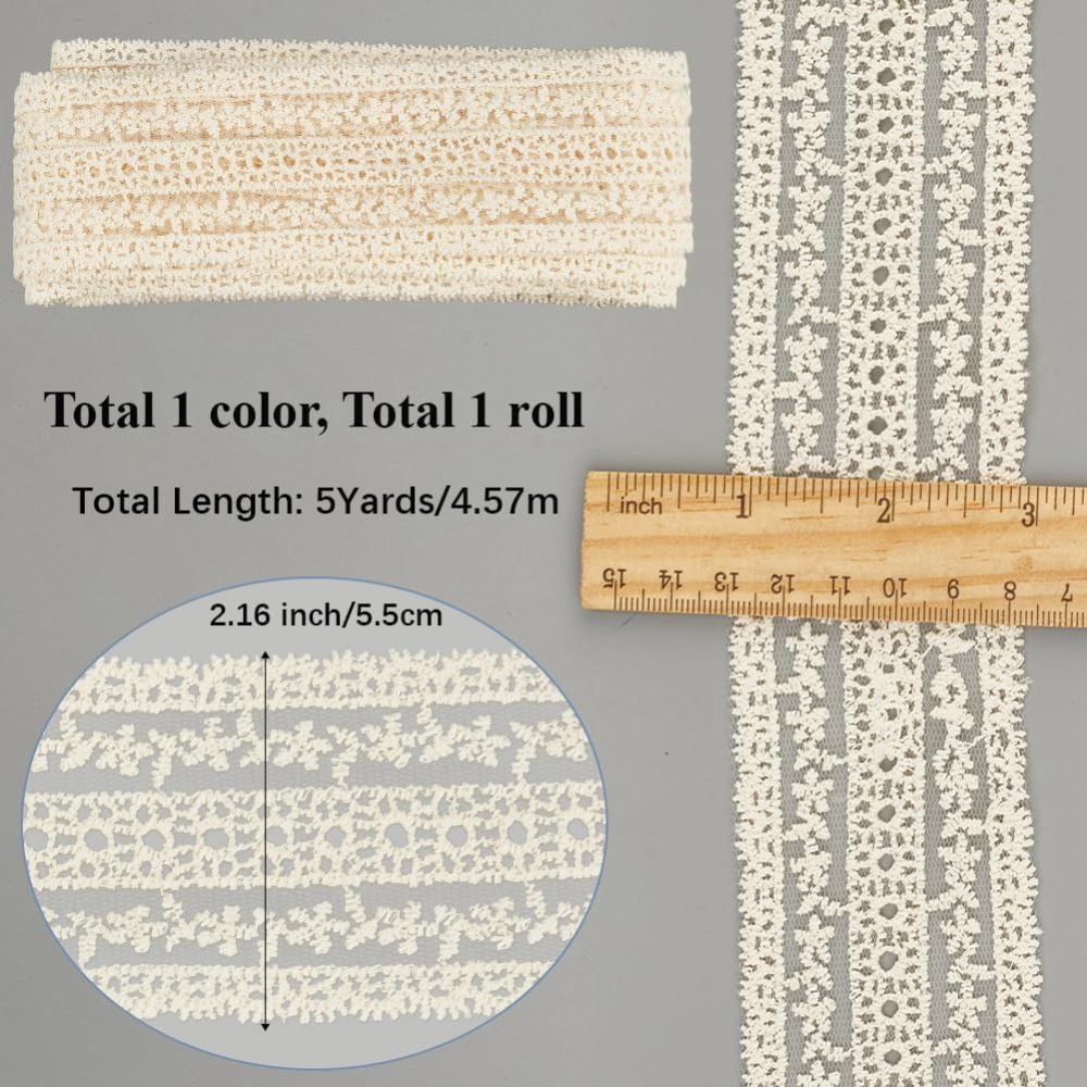 2.2 Inch Wide Vintage Cotton L - огляд і ціна Sewing Eyelet Fabric