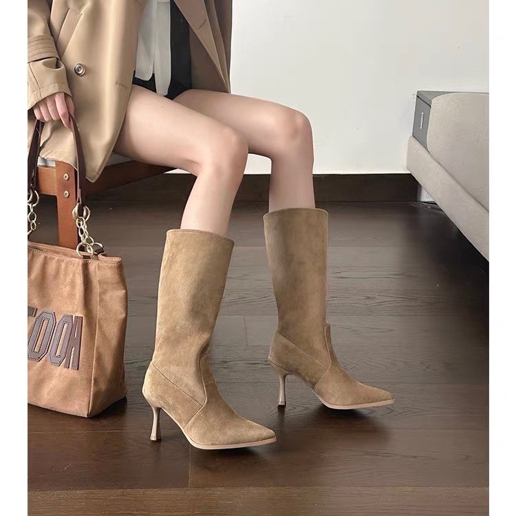 Cow Suede Mid-calf Modern Boot - огляд і ціна Sewing Nylon