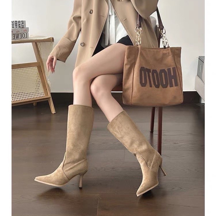 Cow Suede Mid-calf Modern Boot - огляд і ціна Sewing Nylon