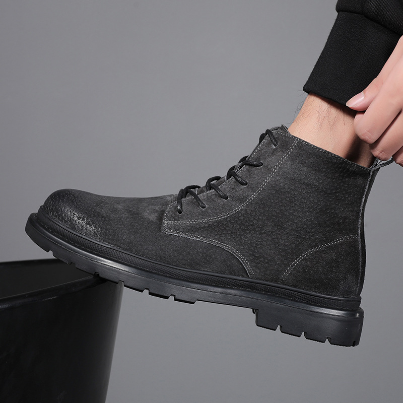 Men's boots autumn and winter  - огляд і ціна Sewing Nylon