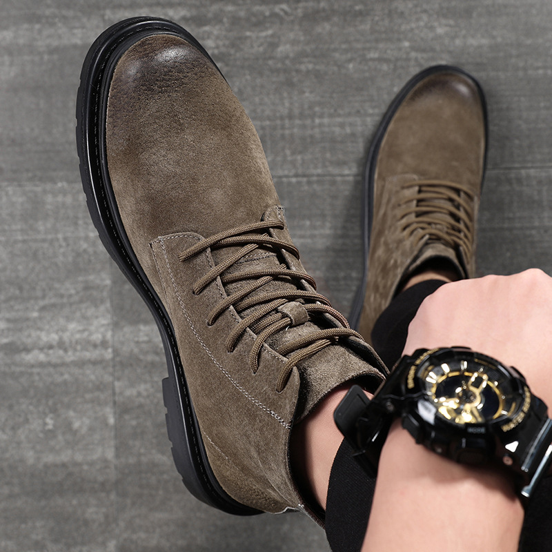 Men's boots autumn and winter  - огляд і ціна Sewing Nylon