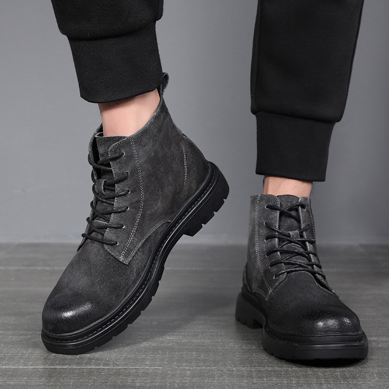 Men's boots autumn and winter  - огляд і ціна Sewing Nylon