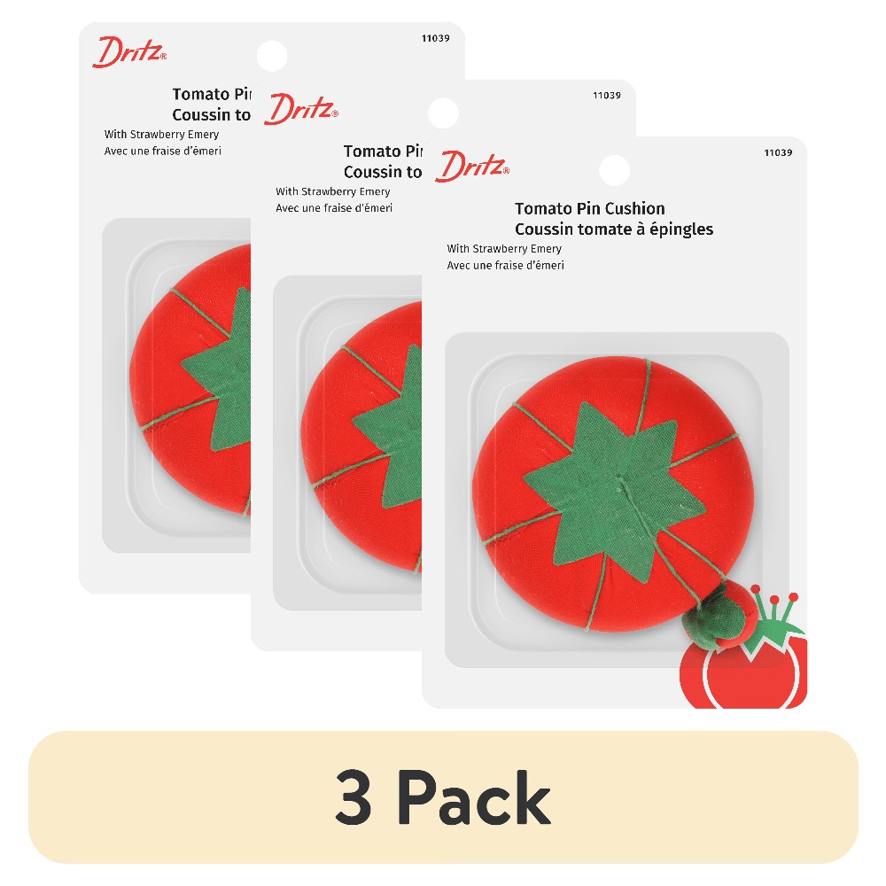 Hot Selling 3 Pack Red Tomato  - огляд і ціна Sewing Pin Cushion