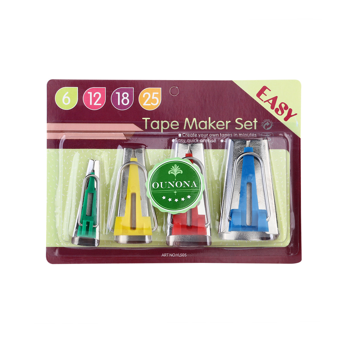 Fabric Bias Tape Makers Set Se - огляд і ціна Binding Tape Bias