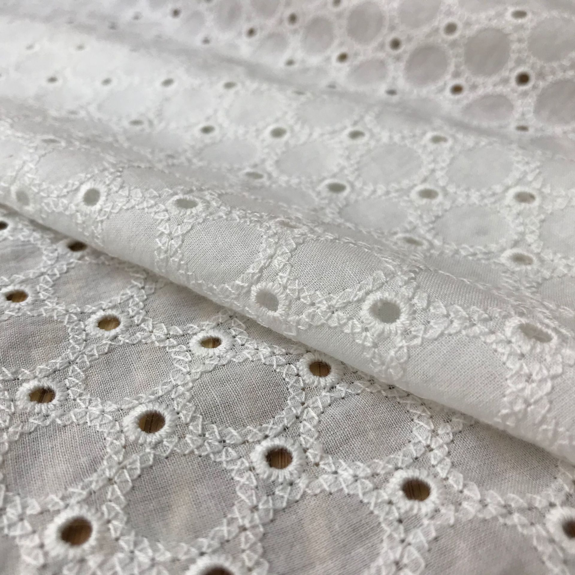 Cotton Denim Small Circle Eyel - огляд і ціна Sewing Eyelet Fabric