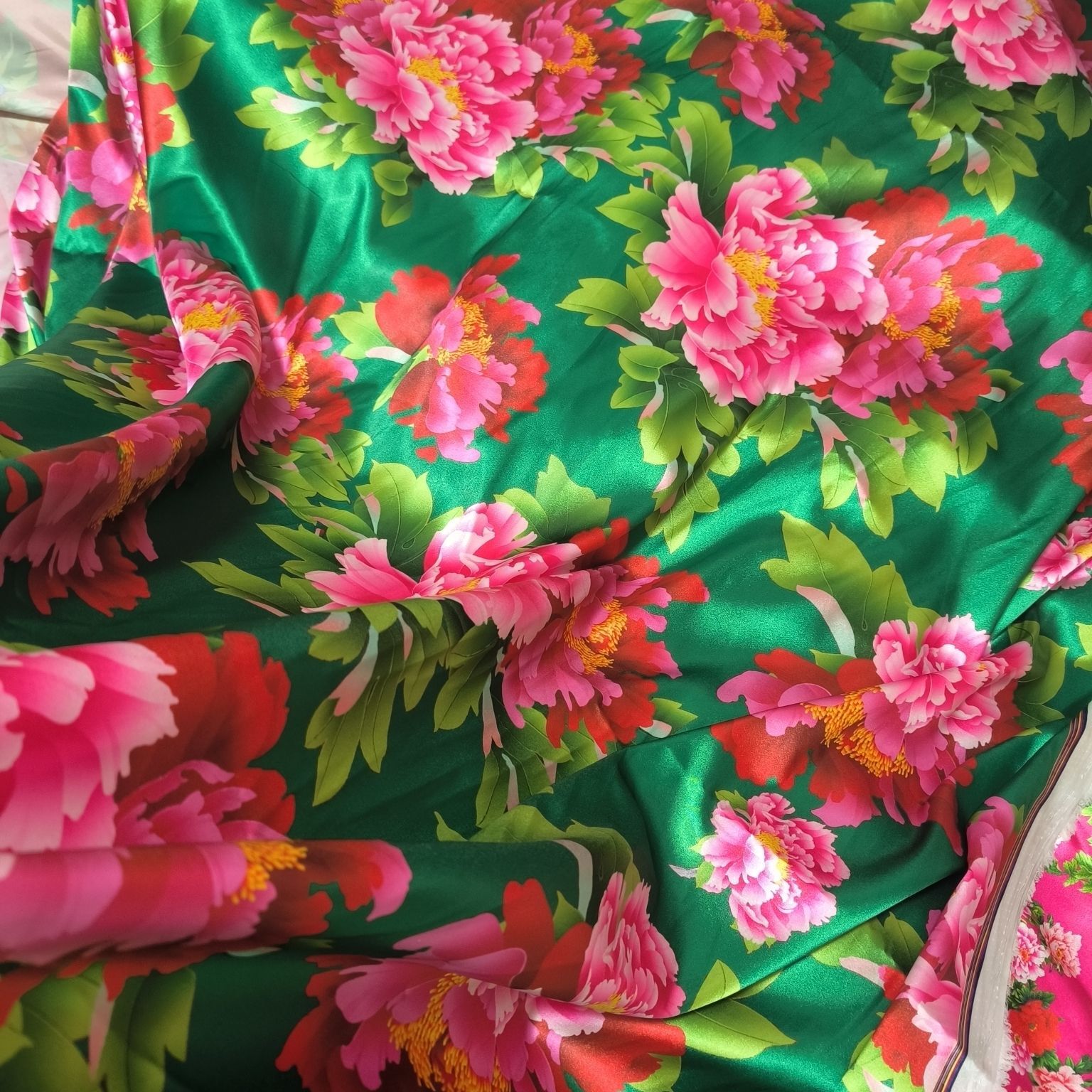 Satin Fabric Cloth without Ove - огляд і ціна Sewing In Textile
