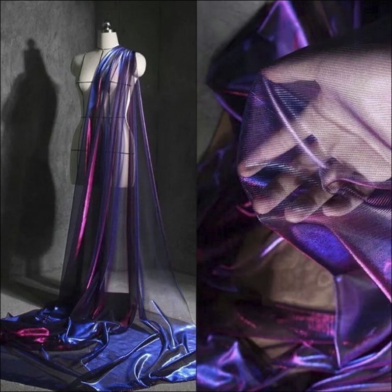 Metalic Glitter Mesh Tulle Fab - огляд і ціна Sewing Technical Fabrics