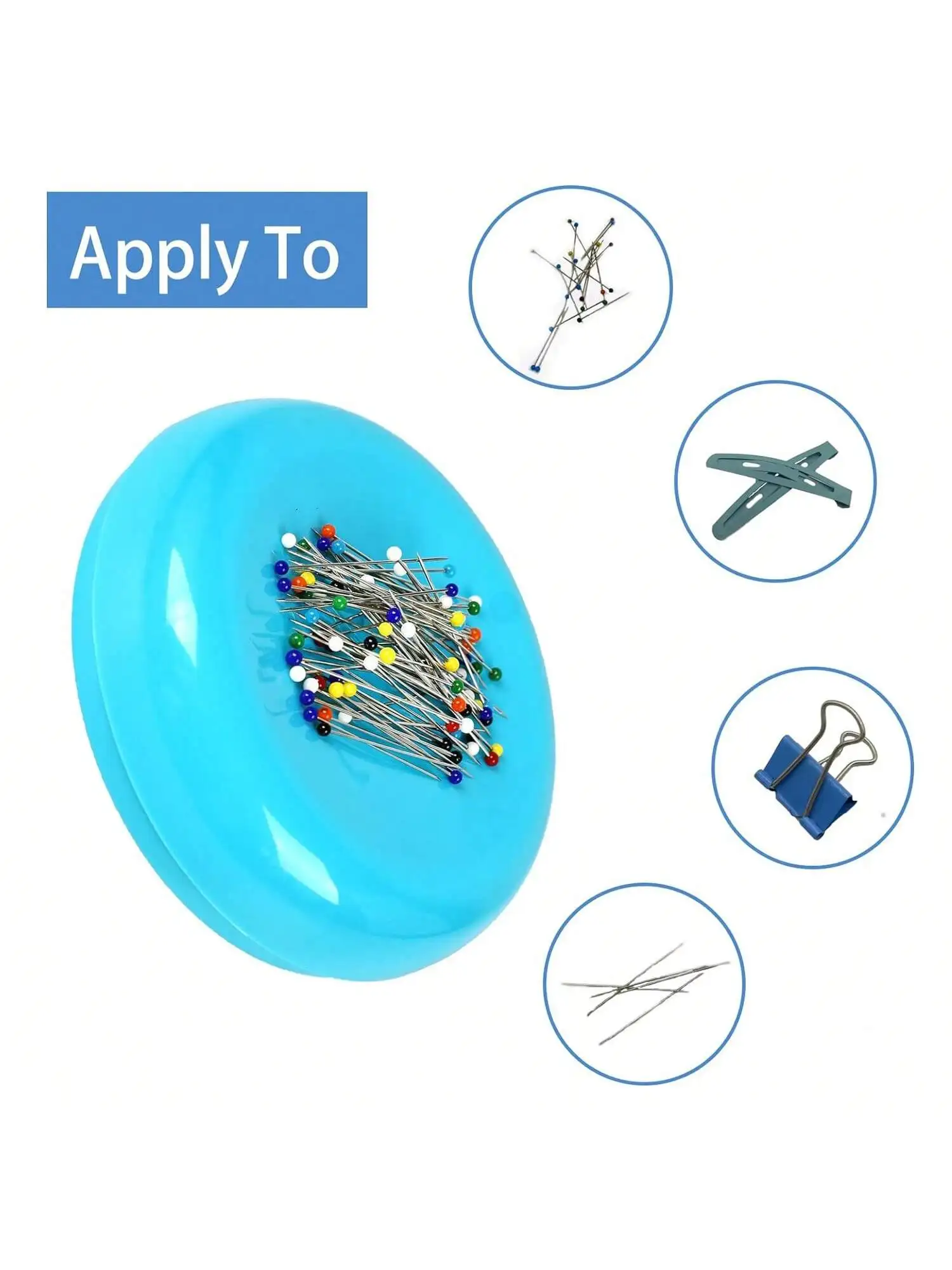 1PCS Magnetic Pin Cushion, Rou - огляд і ціна Sewing Pin Cushion