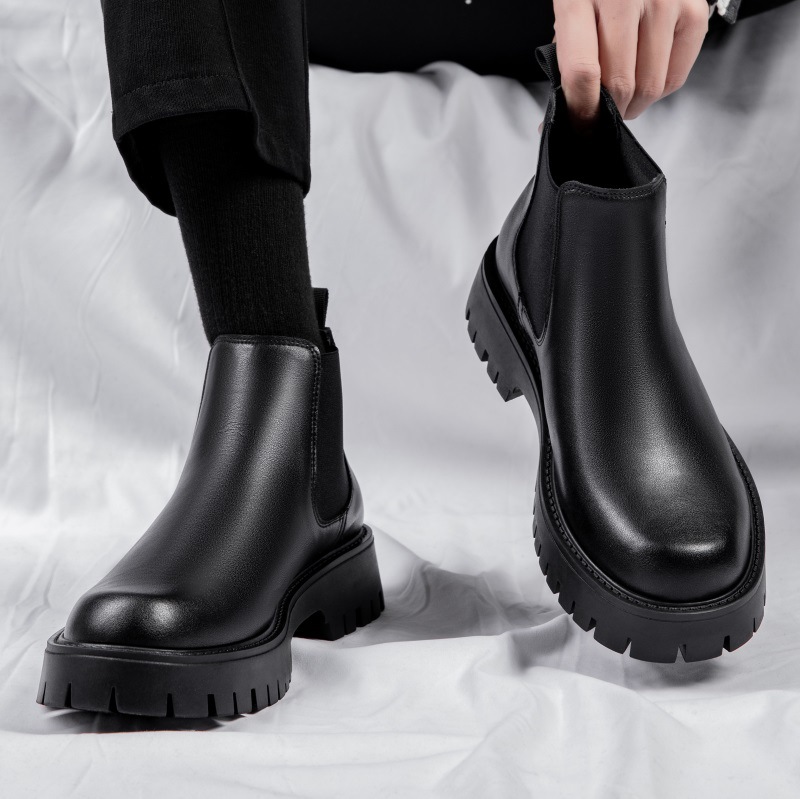 Men's winter English style Che - огляд і ціна Sewing Nylon