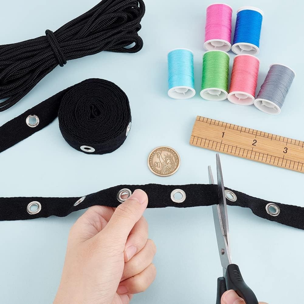 3 Yards Eyelet Tape Trim Black - огляд і ціна Sewing Eyelet Fabric