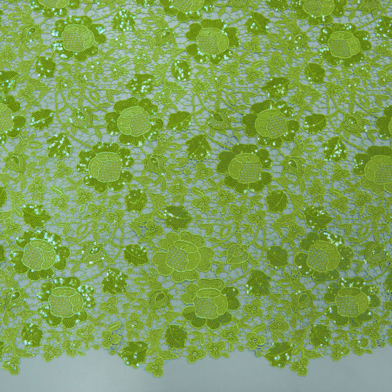 Lemon Green Hjgh Quality Hollo - огляд і ціна Sewing Eyelet Fabric